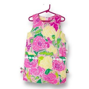 Lilly Pulitzer Little Lilly Classic Shift‎ Dress Bermuda Pink Sz 5 New